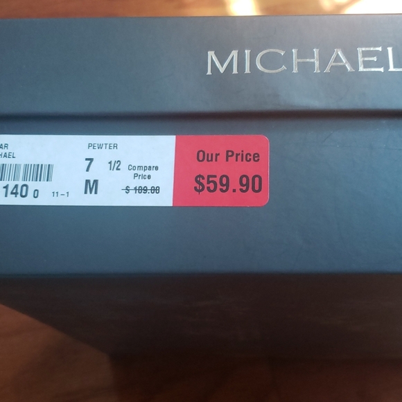 Dark Silver/Pewter High Heel Open Toe Sandals - Picture 6 of 13